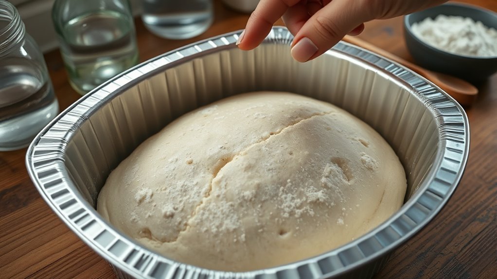 baking sourdough in pans