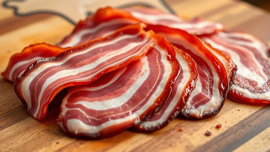 beef bacon s rich texture