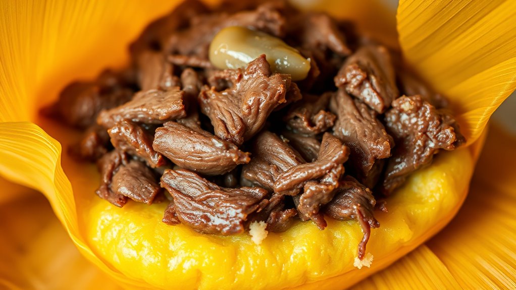 beef tamale calorie range