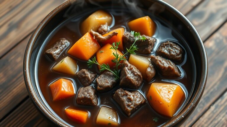 calorie count in beef stew