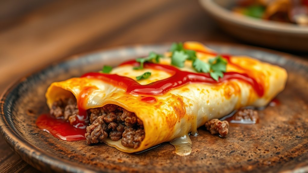 calorie count in enchiladas