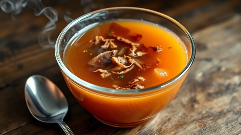 calories in beef broth