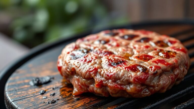 calories in beef patty