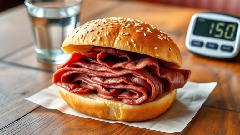 calories in roast beef