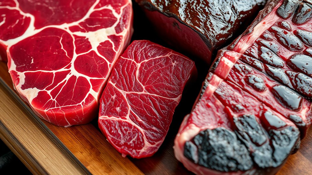 choose tender marbled steaks