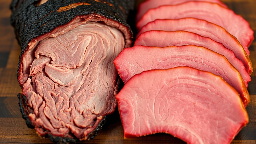 cured seasoned quick cooked