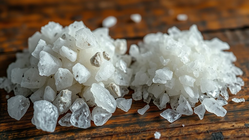 differences in mineral content