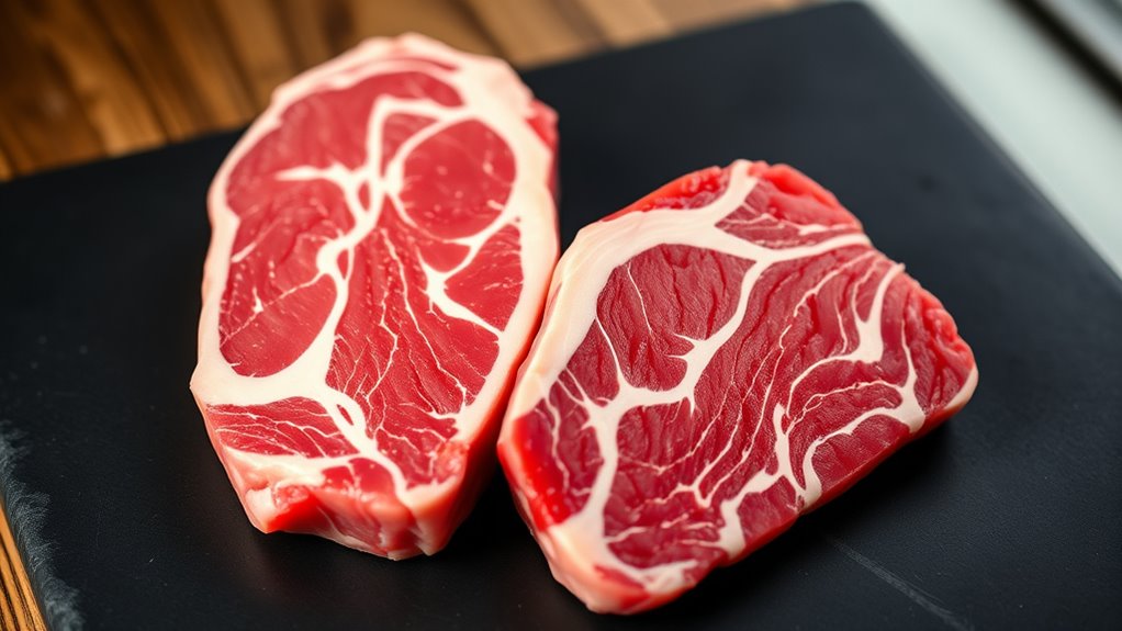 exquisite marbled japanese beef