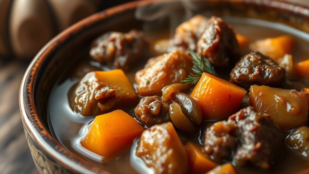 factors influencing beef stew calories