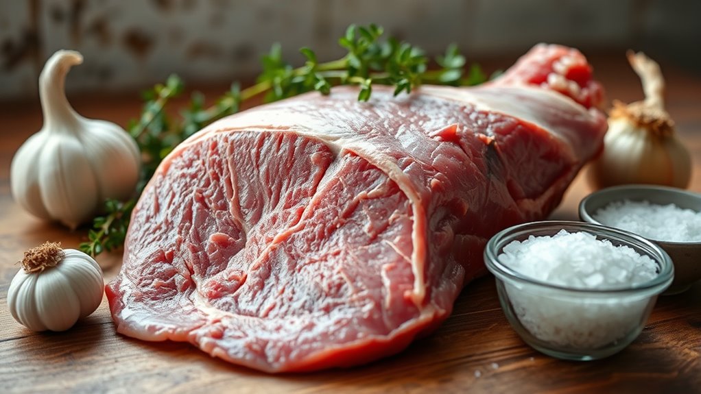 gather ingredients before cooking