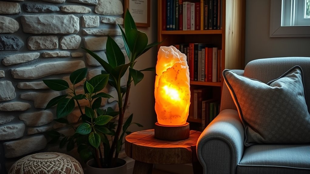 optimal salt lamp placement