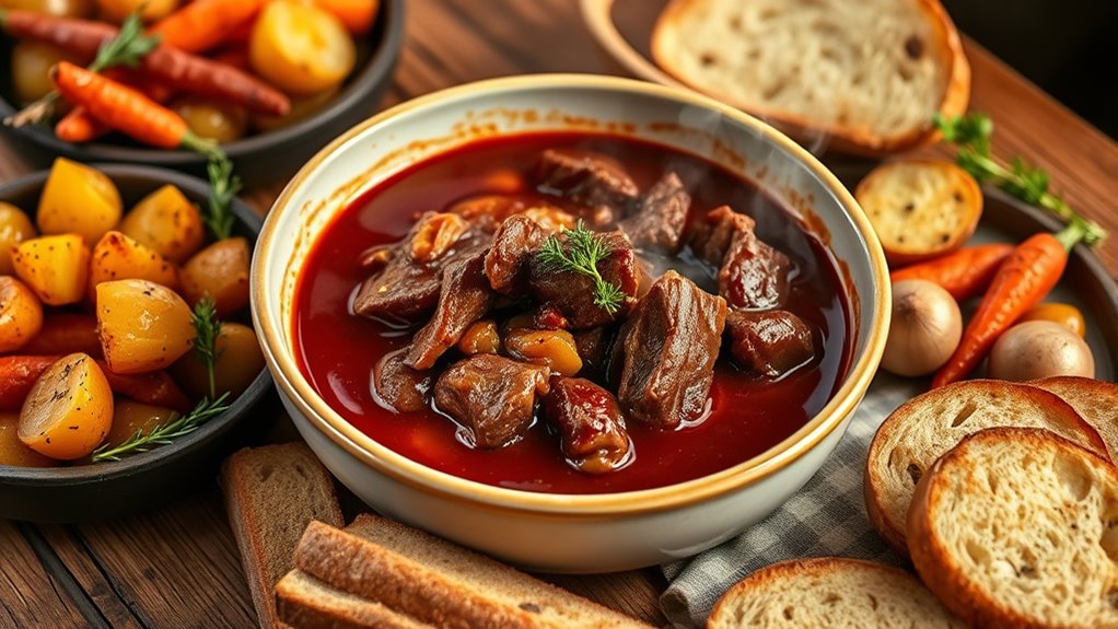 perfect sides for beef bourguignon