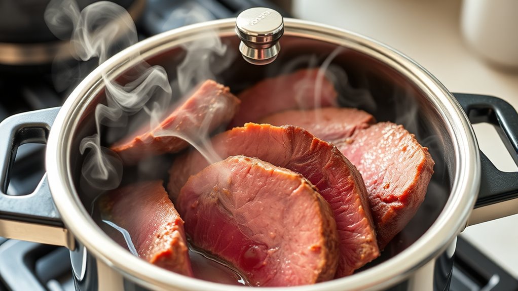 pressure cook roast times