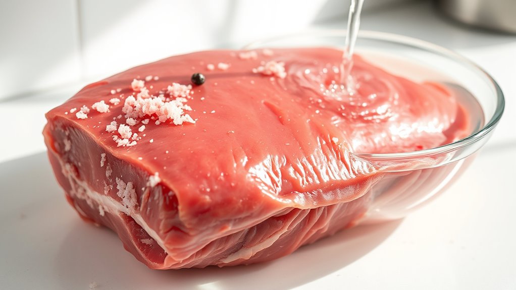 rinse to reduce salt