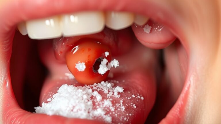 salt aggravates canker sores