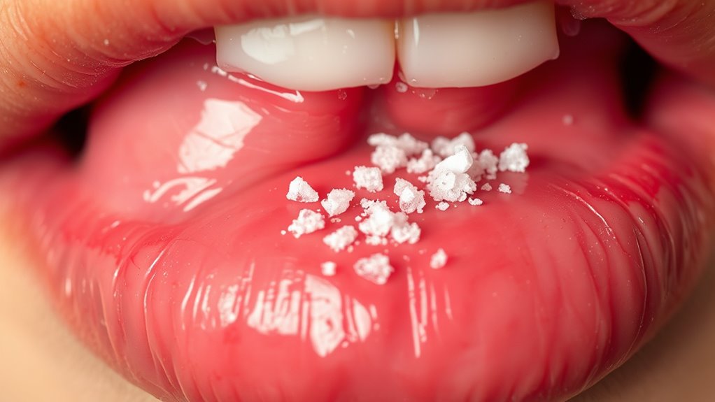 salt water soothes sores