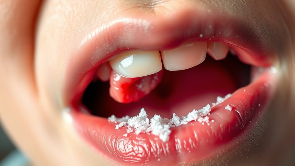 saltwater rinse promotes healing