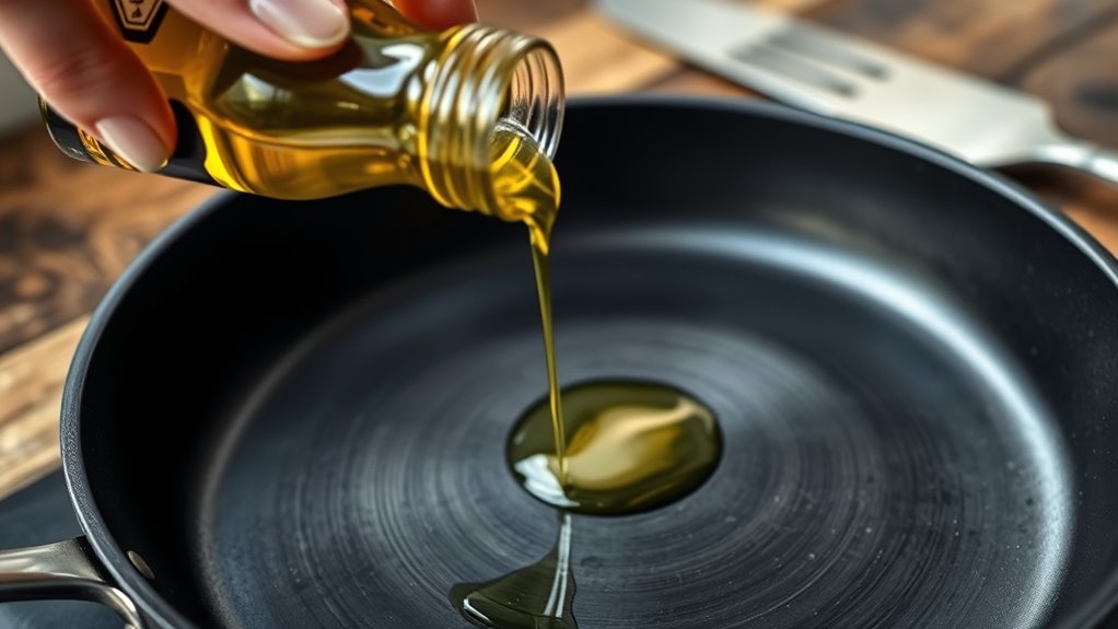 seasoning carbon steel pan