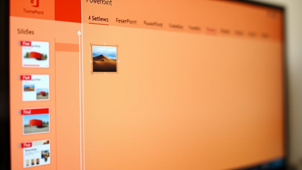 slide organization and navigation