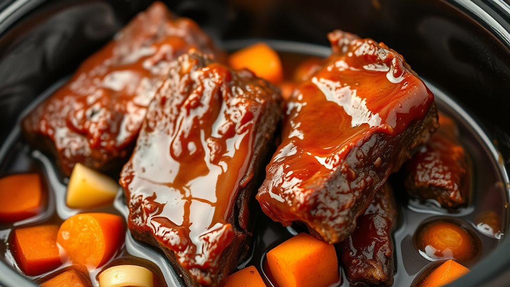 slow cooked tender beef