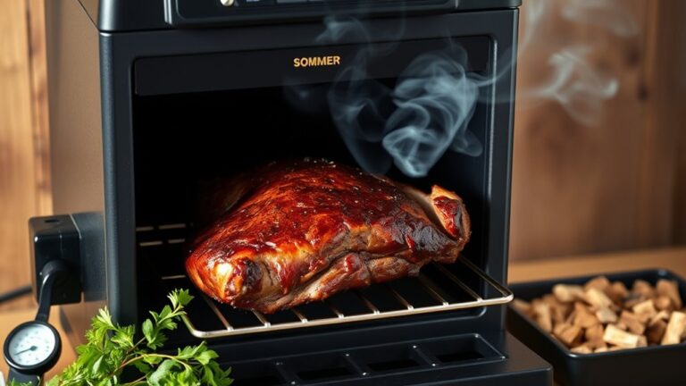smoking brisket in electric