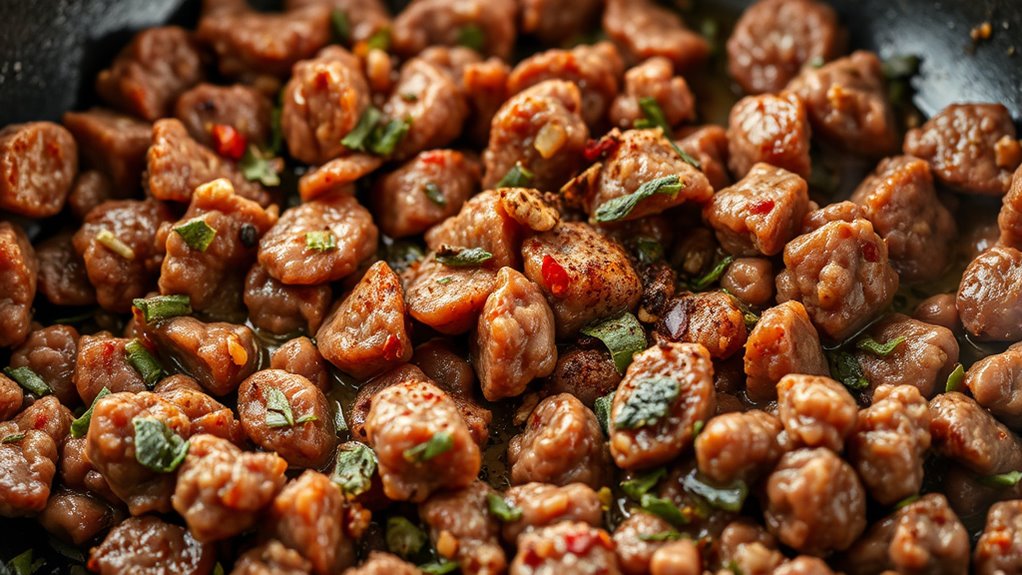 spiced savory breakfast beef