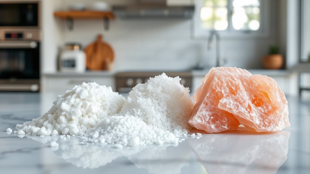 types of water softener salts