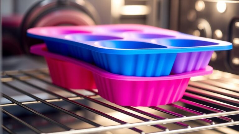 use silicone muffin pans safely