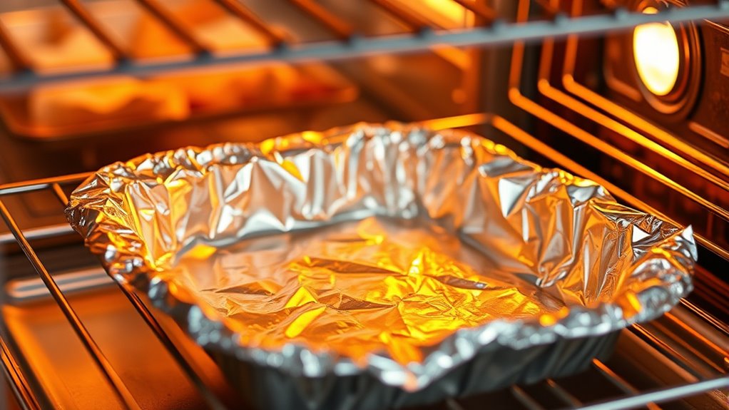 using foil pans safely