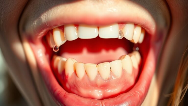 warm salt water rinse