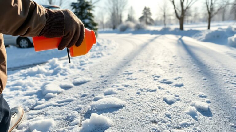 when to salt driveway