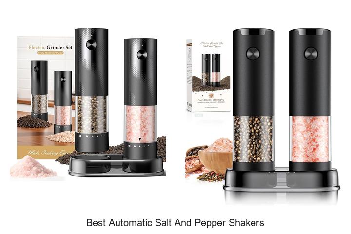 Top 15 Best Automatic Salt And Pepper Shakers For Easy Cooking