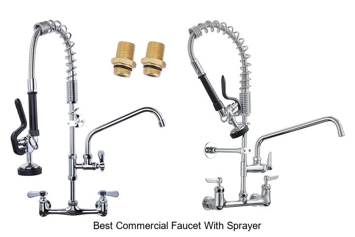 Top 12 Best Commercial Faucet With Sprayer You Can’t Miss
