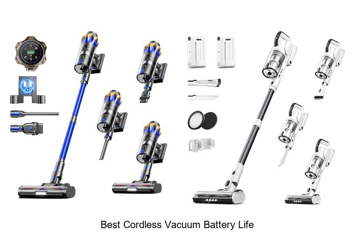 Top 15 Best Cordless Vacuum Battery Life That Lasts!