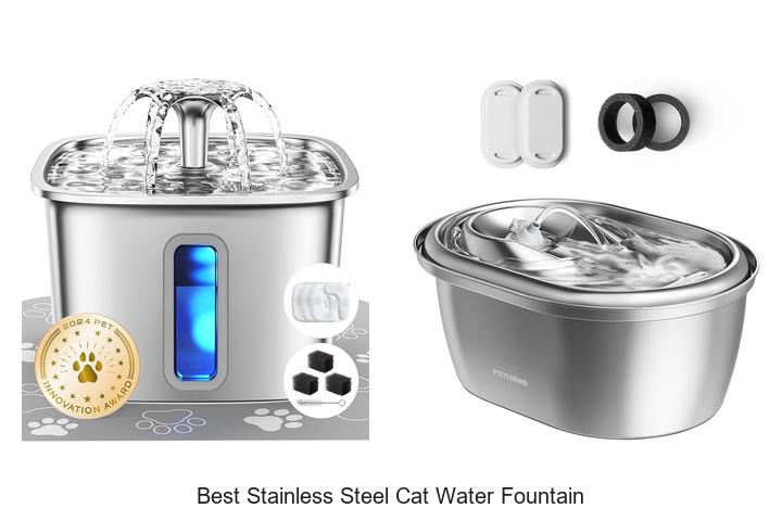 Top 12 Best Stainless Steel Cat Water Fountain You Need Now